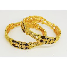 Micro Plated Gold Bangles